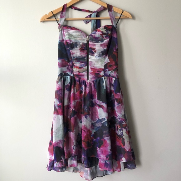Gorgeous Guess Floral Corset Dress Size 8 Fits S-M - Picture 1 of 7